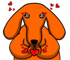 The pig Thin and the dog Fat sticker #1296850