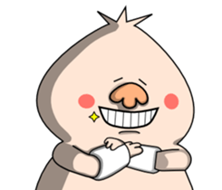 The pig Thin and the dog Fat sticker #1296852