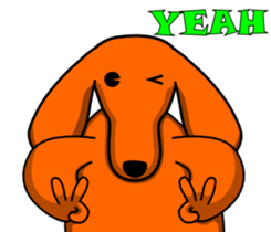 The pig Thin and the dog Fat sticker #1296854