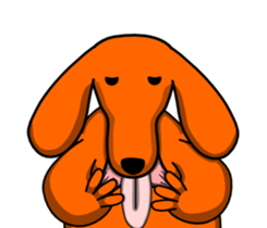 The pig Thin and the dog Fat sticker #1296855