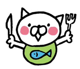 the cat's name is Taltan sticker #1297264