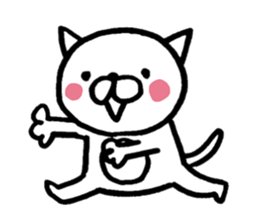 the cat's name is Taltan sticker #1297278