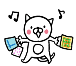 the cat's name is Taltan sticker #1297287