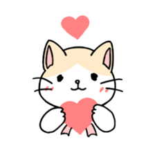 Ribbon Cat sticker #1297303