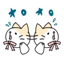 Ribbon Cat sticker #1297307