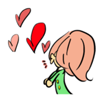 Unrequitedlove Girl sticker #1297723