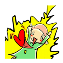 Unrequitedlove Girl sticker #1297734