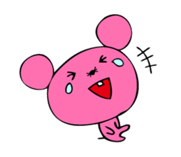 Pink rat sticker #1298982