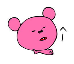 Pink rat sticker #1298989