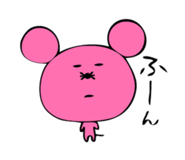 Pink rat sticker #1298990