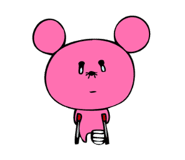 Pink rat sticker #1298997