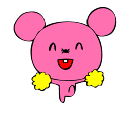 Pink rat sticker #1299016