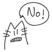 M Cat sticker #1299183