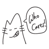 M Cat sticker #1299189