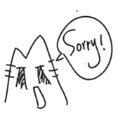 M Cat sticker #1299191