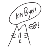 M Cat sticker #1299200