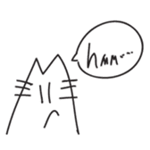 M Cat sticker #1299201