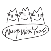 M Cat sticker #1299205