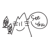 M Cat sticker #1299206