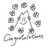 M Cat sticker #1299207