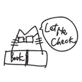 M Cat sticker #1299212