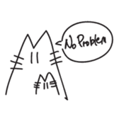 M Cat sticker #1299217