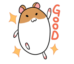 Golden hamster chan sticker #1300564
