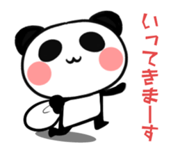 Local favorite panda senior sticker #1300662