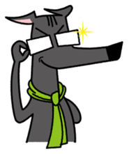 Life of the Italian greyhound sticker #1300707