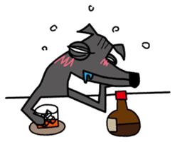 Life of the Italian greyhound sticker #1300714