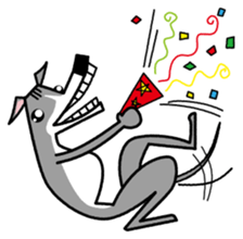 Life of the Italian greyhound sticker #1300721