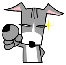 Life of the Italian greyhound sticker #1300724