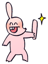 Rabbit & Bear Sticker sticker #1300820