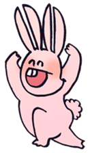 Rabbit & Bear Sticker sticker #1300824