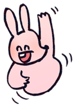 Rabbit & Bear Sticker sticker #1300829