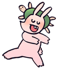 Rabbit & Bear Sticker sticker #1300834