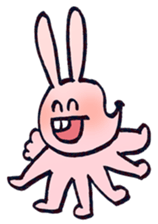 Rabbit & Bear Sticker sticker #1300839