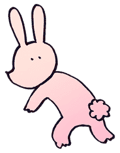 Rabbit & Bear Sticker sticker #1300841