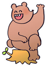 Rabbit & Bear Sticker sticker #1300849