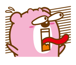 A Sweet Pink Bear sticker #1301486