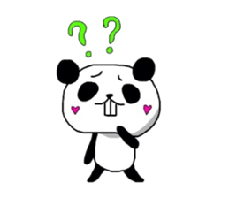 Overbite Panda sticker #1301579