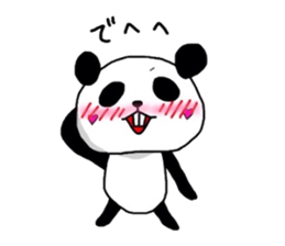 Overbite Panda sticker #1301580