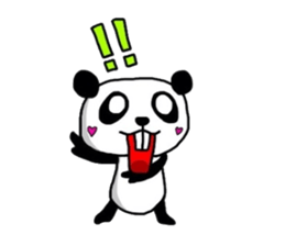 Overbite Panda sticker #1301583