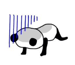 Overbite Panda sticker #1301588