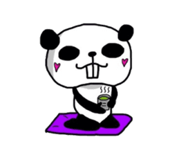 Overbite Panda sticker #1301593