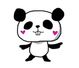 Overbite Panda sticker #1301594