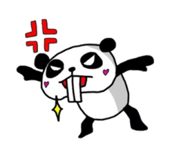 Overbite Panda sticker #1301595