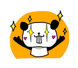 Overbite Panda sticker #1301596