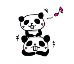 Overbite Panda sticker #1301603