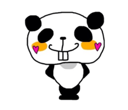 Overbite Panda sticker #1301617